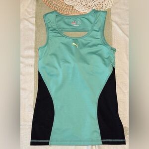 Puma Green Activewear Tank